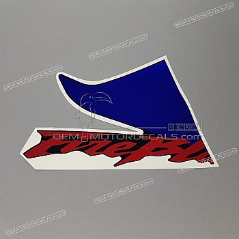 Side cowling decal, right side