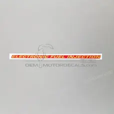 Autocollant carénage arrière queue