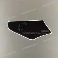 Frame cowling decal, right side