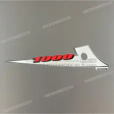 Tail cowl decal, right side Tail cowl decal, right side