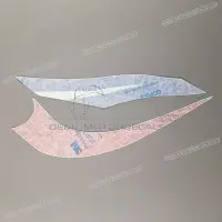 REPRODUCTION Pegatinas colin, juego, lado izquierdo X6814035F00CA5