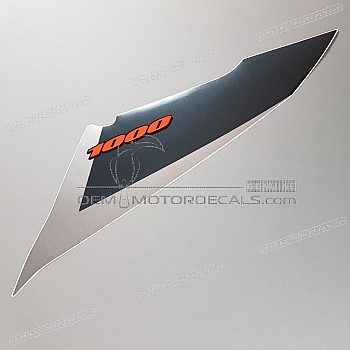 Heckverkleidung Aufkleber, Linke Seite