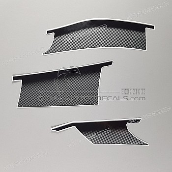 Belly pan decals set, right side
