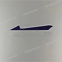 REPRODUCTION Zijpaneel sticker, rechterkant X6818502FB01LF