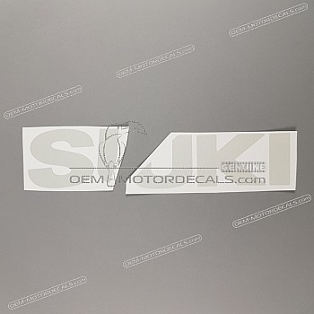 Belly pan decal, left side