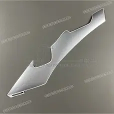 Belly pan decal, left side Belly pan decal, left side
