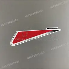 Under cowling graphic stripe, left side Under cowling graphic stripe, left side