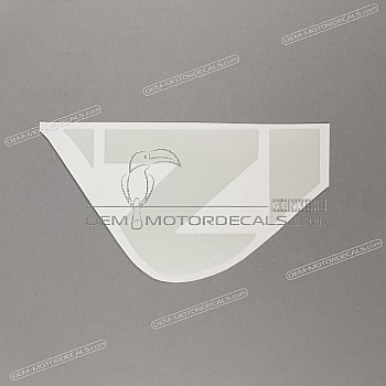 Side cowling decal, left side