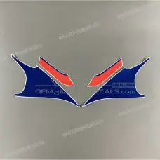 Pegatinas para carenado frontal, juego Pegatinas para carenado frontal, juego