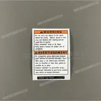 REPRODUCTION Vorsicht Etikett X6861321E00