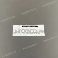 HONDA Emblemat na siedzenie pasażera BLACKBIRD XX X77219MATD00ZB