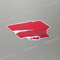 REPRODUCTION Frame cowling decal, right side X83602MW0790ZA