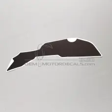 Frame cowling decal, left side
