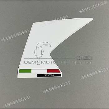 Front cowling decal, right side