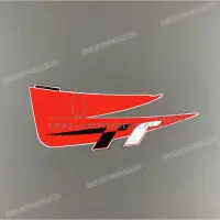 APRILIA Autocollant carénage arrière queue, côté gauche X852802
