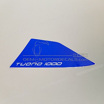 Rear seat cowl decal, left side