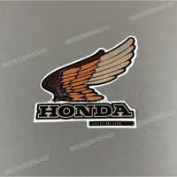HONDA Fuel tank emblem, left side X87122MC1780