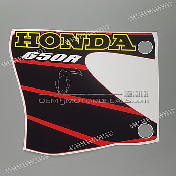 Side cowling decal, left side