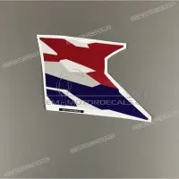REPRODUCTION Adesivo carena anteriore superiore, lato destro X87131MAY890ZB