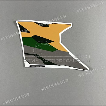 Front cowling decal, right side