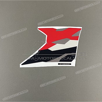 Front cowling decal, left side