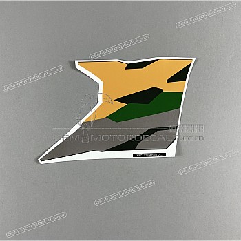 Front cowling decal, left side