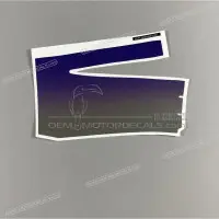 REPRODUCTION Zijpaneel sticker, rechterkant X87134MAW910ZC