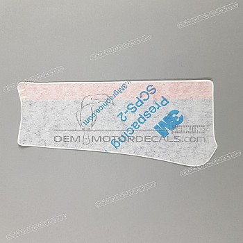 Side cowling decal, right side 