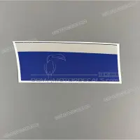 REPRODUCTION Zijpaneel sticker, linkerkant X87135MS6880ZD