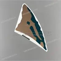 REPRODUCTION Bovenkuip sticker, linkerkant X87135MY1300ZC