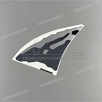 Front cowling decal, left side