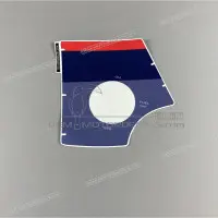 REPRODUCTION Naklejka na osłonę boczną, lewa strona X87137MM9300ZB