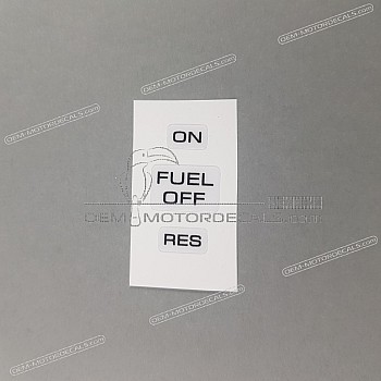 Side cowling decal