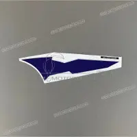REPRODUCTION Pegatina tanque, lado izquierdo X87143MAY890ZB
