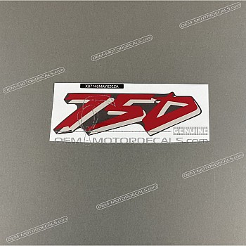 Autocollant carénage arrière queue