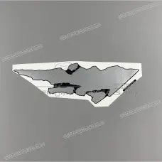 Tail cowl decal, right side Tail cowl decal, right side
