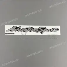 Frame cowling decal Frame cowling decal