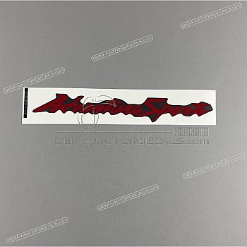 Adesivo posteriore coda carena