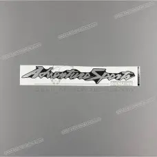 Autocollant carénage arrière queue