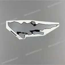 Tail cowl decal, left side Tail cowl decal, left side