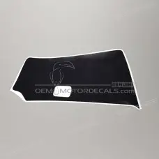 Frame cowling decal, right side