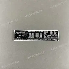 Autocollant de pneu pour bras oscillant