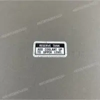 HONDA Aufkleber Kühlmittel-Ausgleichsbehälter, links X87507MB4670