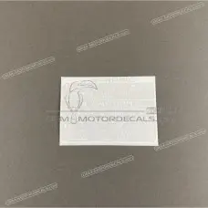 Autocollant d'avertissement pour radiateur, CBR
