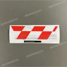 Front fender decal, right side