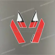 Pegatinas para carenado frontal, juego Pegatinas para carenado frontal, juego