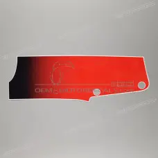 Belly pan decal, right side Belly pan decal, right side