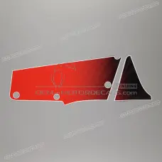 Belly pan decal, left side Belly pan decal, left side