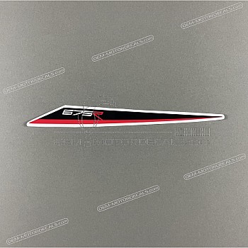 Heckverkleidung Aufkleber, Linke Seite