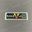 Fuel tank S.A.I.S. immobilizer label